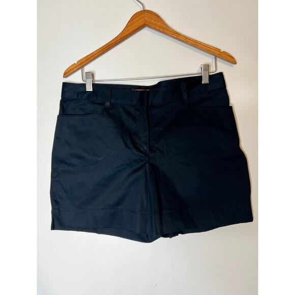 Ellen Tracy womens Size 8 Shorts Chino 5” Black Casual Beachy Preppy Academia - Picture 2 of 11